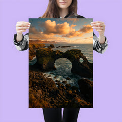 Gatklettur Sea Arch Arnarstapi Iceland poster 3