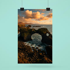 Gatklettur Sea Arch Arnarstapi Iceland poster 6