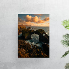Gatklettur Sea Arch Arnarstapi Iceland poster 7