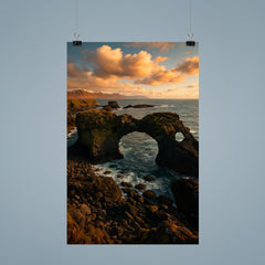 Gatklettur Sea Arch Arnarstapi Iceland poster 9