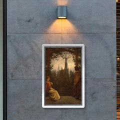 Gazebo in Greifswald by Caspar David Friedrich, 1818 poster 2