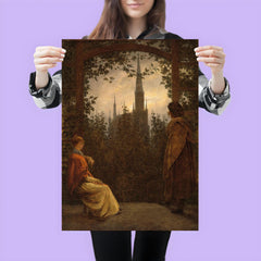 Gazebo in Greifswald by Caspar David Friedrich, 1818 poster 3