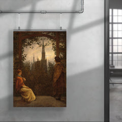 Gazebo in Greifswald by Caspar David Friedrich, 1818 poster 4