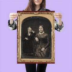 General Tom Thumb and His Mother, Circa 1853 poster 3