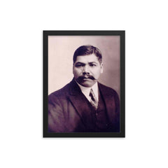 Genovevo de la O framed print on a plain backdrop in size 12"x16".