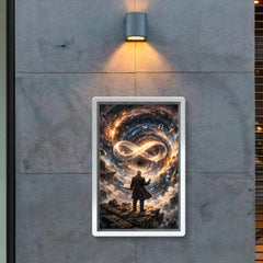Georg Cantor confronting the infinite poster 2