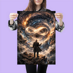 Georg Cantor confronting the infinite poster 3