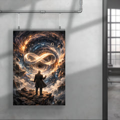 Georg Cantor confronting the infinite poster 4