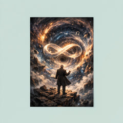 Georg Cantor confronting the infinite poster 8