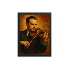 Georg Kulenkampff framed print on a plain backdrop in size 12"x16".