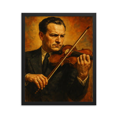 Georg Kulenkampff framed print on a plain backdrop in size 16"x20".