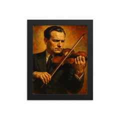 Georg Kulenkampff framed print on a plain backdrop in size 8"x10".