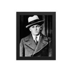 George Baby Face Nelson framed print on a plain backdrop in size 8"x10".