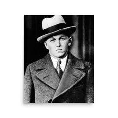 George Baby Face Nelson poster on a plain backdrop in size 16"x20".