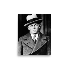 George Baby Face Nelson poster on a plain backdrop in size 8"x10".