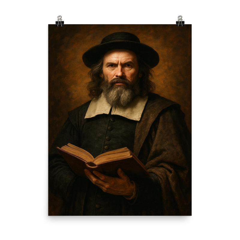 George Gillespie poster on a plain backdrop in size 8