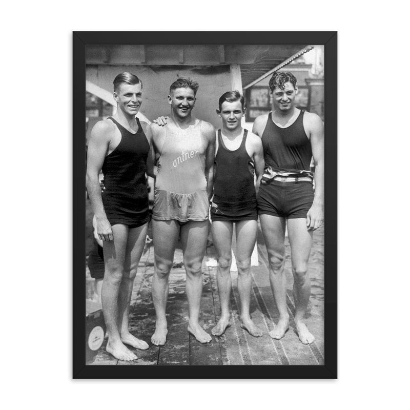 George Kojac framed print on a plain backdrop in size 18