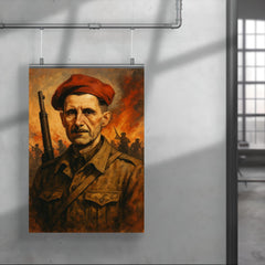 George Orwell in Spanish Civil War poster 4