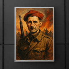 George Orwell in Spanish Civil War poster 5