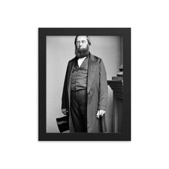 George Perkins Marsh framed print on a plain backdrop in size 8"x10".