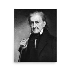 George Robert Twelves Hewes poster on a plain backdrop in size 16"x20".