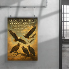 George Washington quote eagle choosing noble birds inspiring poster 4