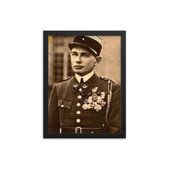 Georges Journois framed print on a plain backdrop in size 12"x16".