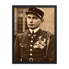 Georges Journois framed print on a plain backdrop in size 18"x24".