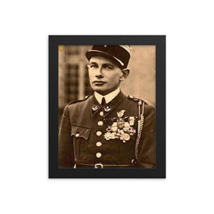 Georges Journois framed print on a plain backdrop in size 8"x10".