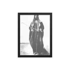 Gerard Leachman framed print on a plain backdrop in size 12"x16".