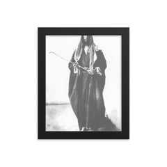 Gerard Leachman framed print on a plain backdrop in size 8"x10".