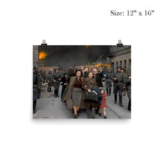 German Soldiers Leading Jewish Civilians Out of the Warsaw Ghetto, April 19, 1944 poster 3
