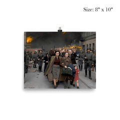 German Soldiers Leading Jewish Civilians Out of the Warsaw Ghetto, April 19, 1944 poster 4