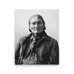 Geronimo poster on a plain backdrop in size 16"x20".