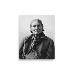 Geronimo poster on a plain backdrop in size 8"x10".