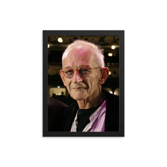 Gert Jonke framed print on a plain backdrop in size 12"x16".