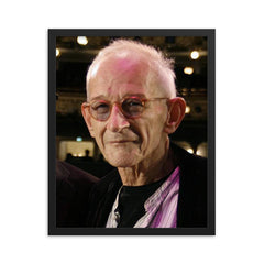 Gert Jonke framed print on a plain backdrop in size 16"x20".