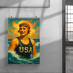 Gertrude Ederle poster 4