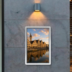 Ghent's Graslei and Korenlei Belgium poster 2