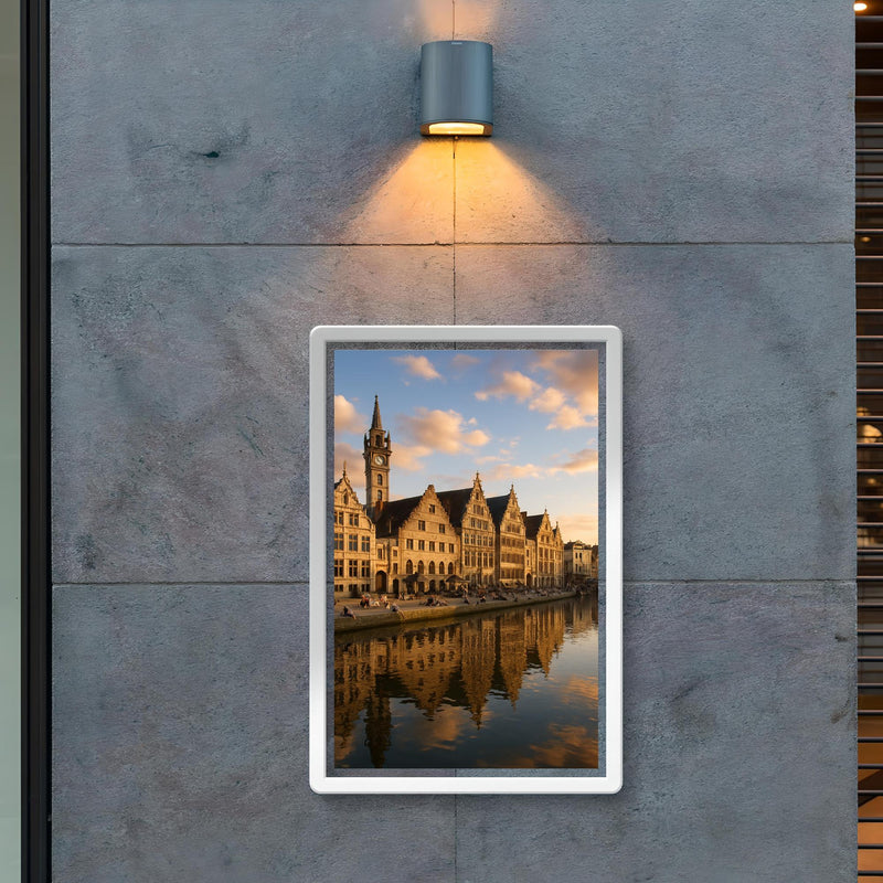 Ghent's Graslei and Korenlei Belgium poster 2