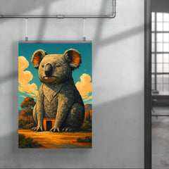 Giant Koala Dadswells Bridge Australia poster 4