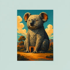 Giant Koala Dadswells Bridge Australia poster 8