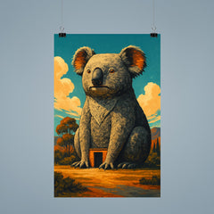Giant Koala Dadswells Bridge Australia poster 9