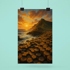 Giant's Causeway Northern Ireland poster 6
