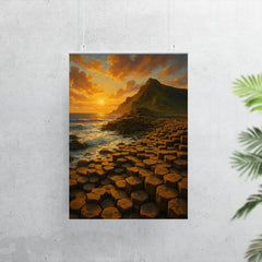 Giant's Causeway Northern Ireland poster 7