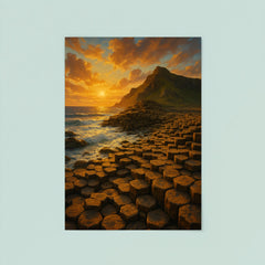 Giant's Causeway Northern Ireland poster 8
