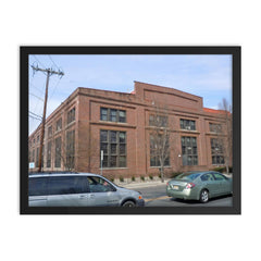 Gilbert Van Camp framed print on a plain backdrop in size 18"x24".