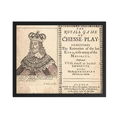 Gioachino Greco framed print on a plain backdrop in size 16"x20".