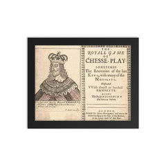 Gioachino Greco framed print on a plain backdrop in size 8"x10".