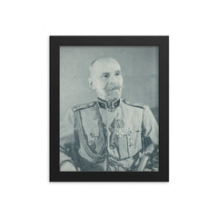 Giorgi Kvinitadze framed print on a plain backdrop in size 8"x10".